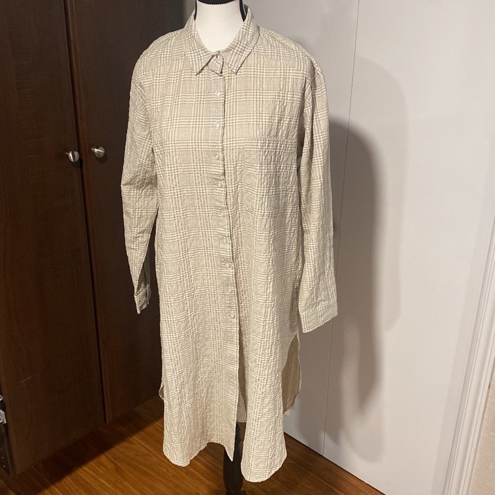 Maeve by Anthropology Button Down Tunic Shirt - Picture 6 of 14